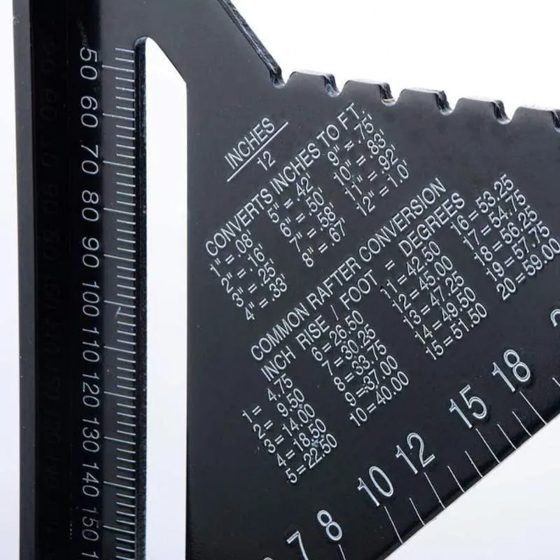 12 zoll dreieck herrscher zimmertrupp svenson metrisches quadrat zimmertools holzbearbeitung platz layout gauge messung werkzeug