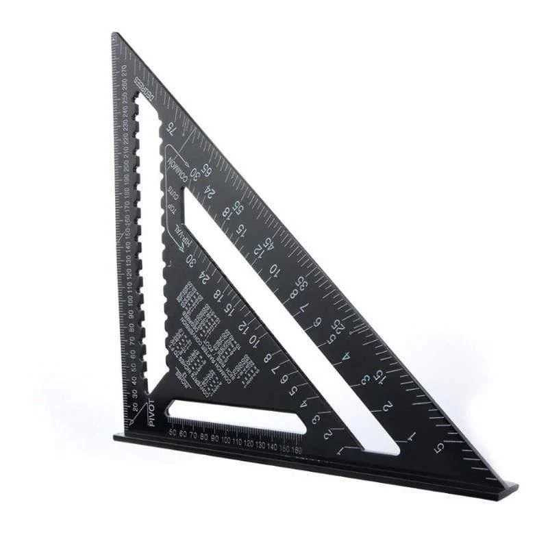 12 zoll dreieck herrscher zimmertrupp svenson metrisches quadrat zimmertools holzbearbeitung platz layout gauge messung werkzeug
