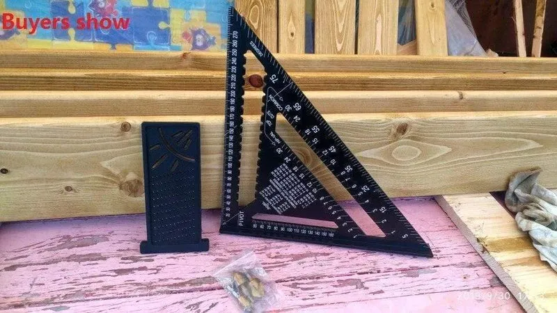 12 zoll dreieck herrscher zimmertrupp svenson metrisches quadrat zimmertools holzbearbeitung platz layout gauge messung werkzeug