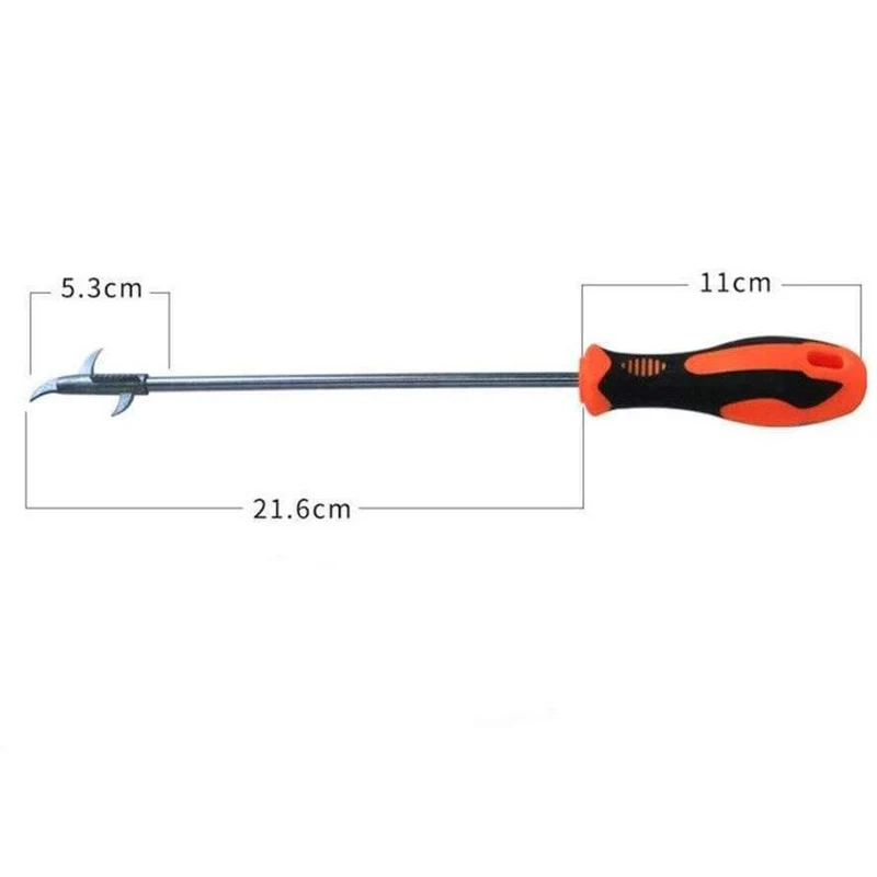 Multi-Haken-Design Reifenreparatur-Werkzeuge 1PC Long Handel Autoreifen-Reinigungsstein-Werkzeug-Rillen-Bruchstein-Entferner Dropshipping