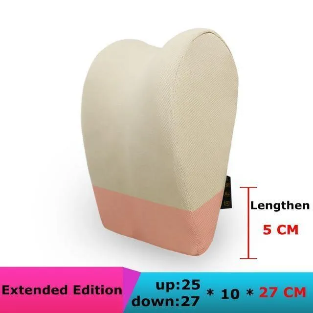 1PCS Auto Kopfstütze Nacken Kissen für sitz stuhl in auto Memory Foam baumwolle mesh kissen Stoff Abdeckung weiche kopf rest reise unterstützung