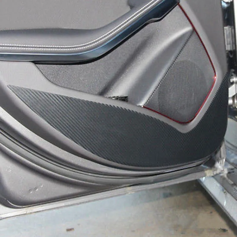 Autotür Anti-Kick-Film Dekoration Schutz Aufkleber für Mercedes Benz CLA C117 2013-17 Carbon Fiber Interior Zubehör