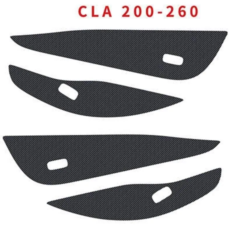 Autotür Anti-Kick-Film Dekoration Schutz Aufkleber für Mercedes Benz CLA C117 2013-17 Carbon Fiber Interior Zubehör