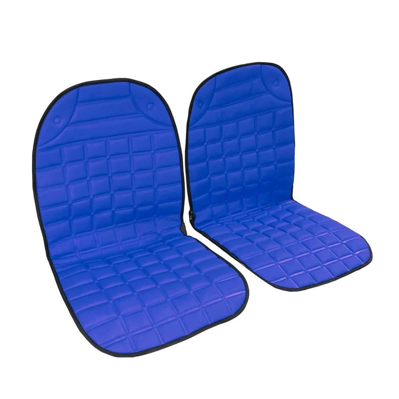 2Pcs In 1 Schnell beheizt & verstellbar Schwarz / Grau / Blau / Rot Auto elektrisch beheizter Sitz Auto Styling Winterpolster Kissen Autoplanen