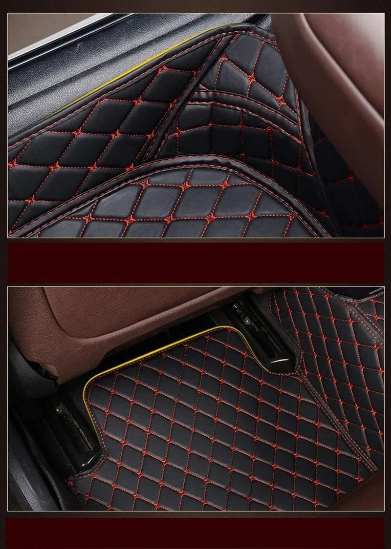 Leder-Autofußmatten für Toyota Rav4 2009-2014 2015 2016 2017 2018 Benutzerdefinierte Autofußpolster Autoteppichbezug