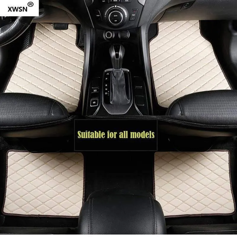 Universelle Auto-Fußmatte für Audi A3 Sportback A5 Sportback TT Mk1 A1 A2 A3 A4 A5 A6 A7 A8 Q3 Q5 Q7 S4 S5 S8 RS Autozubehör