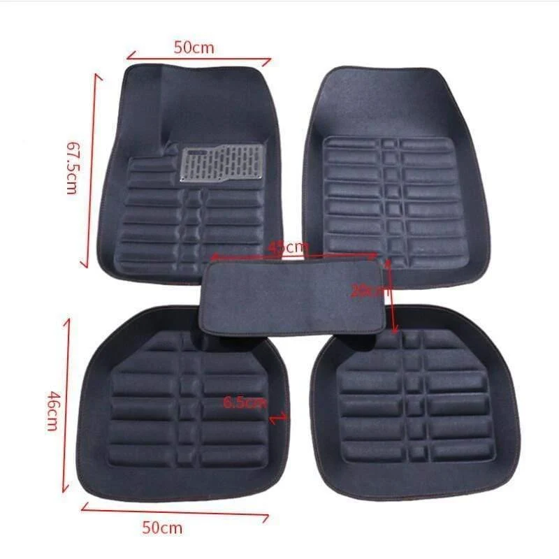 Benutzerdefinierte Auto Fußmatten für Volkswagen Alle Modelle VW Passat B5 6 Polo Golf Tiguan Jetta Touran Touareg Auto Styling Auto Fußmatte