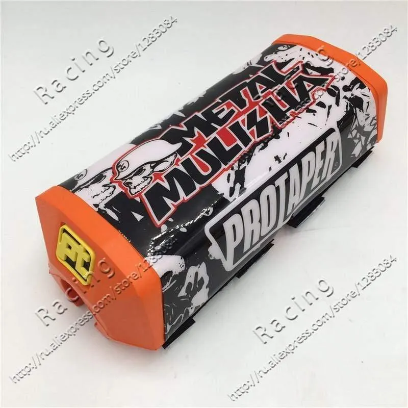 Lenkerpolster 2.0 Square Fat Bar Cheat Pad Metall Mulisha Lenkerschutz Brust 22 cm 28 cm Pit Dirt Bike Motorcross