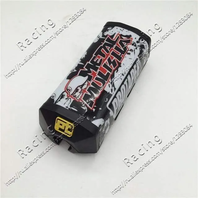 Lenkerpolster 2.0 Square Fat Bar Cheat Pad Metall Mulisha Lenkerschutz Brust 22 cm 28 cm Pit Dirt Bike Motorcross