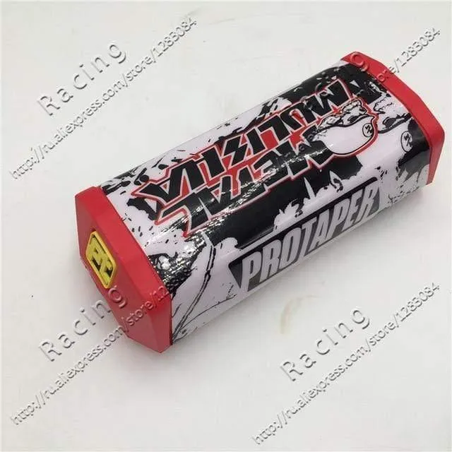 Lenkerpolster 2.0 Square Fat Bar Cheat Pad Metall Mulisha Lenkerschutz Brust 22 cm 28 cm Pit Dirt Bike Motorcross