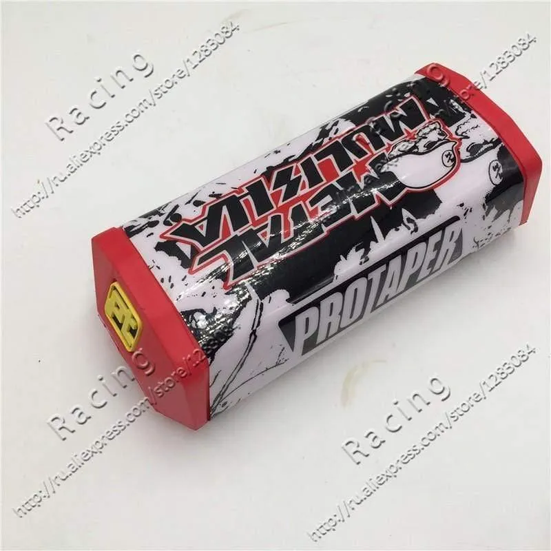 Lenkerpolster 2.0 Square Fat Bar Cheat Pad Metall Mulisha Lenkerschutz Brust 22 cm 28 cm Pit Dirt Bike Motorcross
