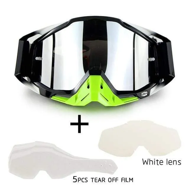 Motocross-Brille, Brille, MX, Offroad, Dirtbike, Motorradhelme, Ski-Sportbrille, Masque Moto-Brille-Sets