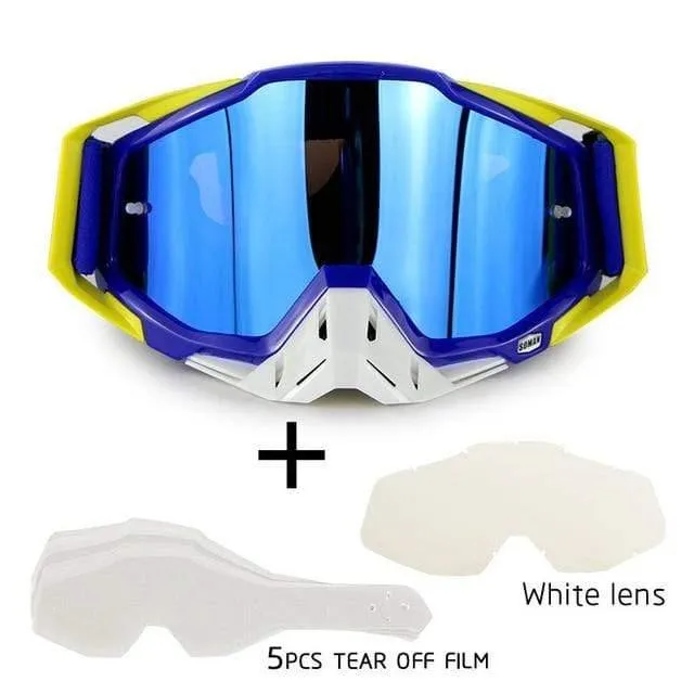 Motocross-Brille, Brille, MX, Offroad, Dirtbike, Motorradhelme, Ski-Sportbrille, Masque Moto-Brille-Sets