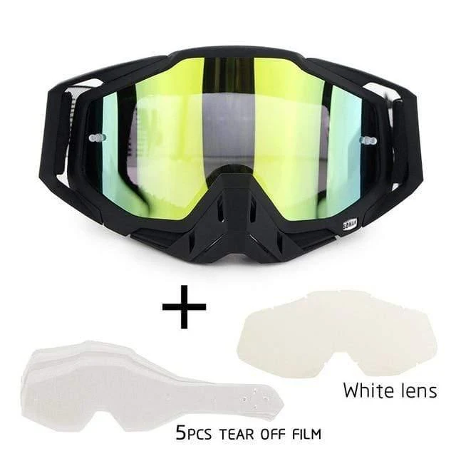 Motocross-Brille, Brille, MX, Offroad, Dirtbike, Motorradhelme, Ski-Sportbrille, Masque Moto-Brille-Sets