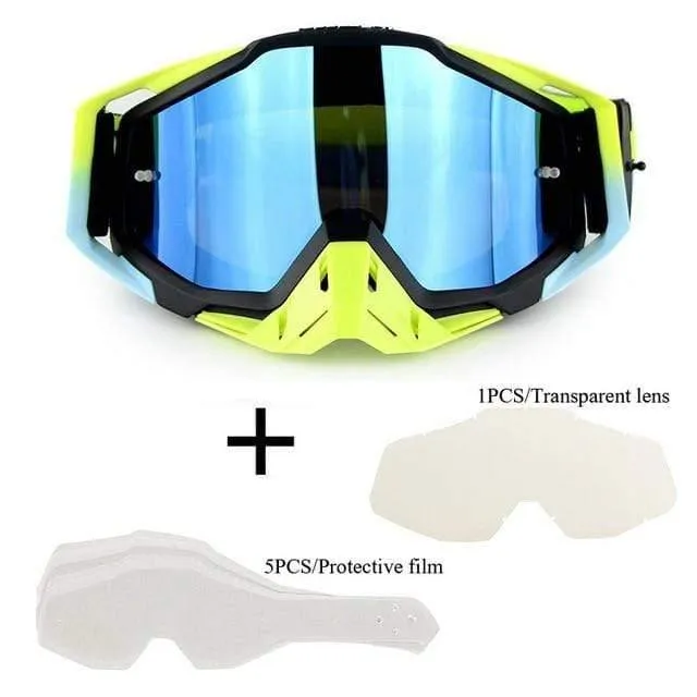 Motocross-Brille, Brille, MX, Offroad, Dirtbike, Motorradhelme, Ski-Sportbrille, Masque Moto-Brille-Sets