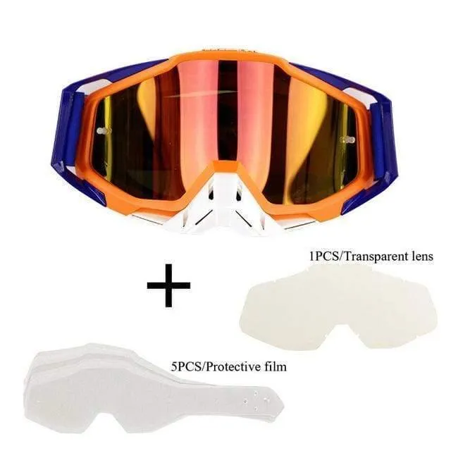 Motocross-Brille, Brille, MX, Offroad, Dirtbike, Motorradhelme, Ski-Sportbrille, Masque Moto-Brille-Sets