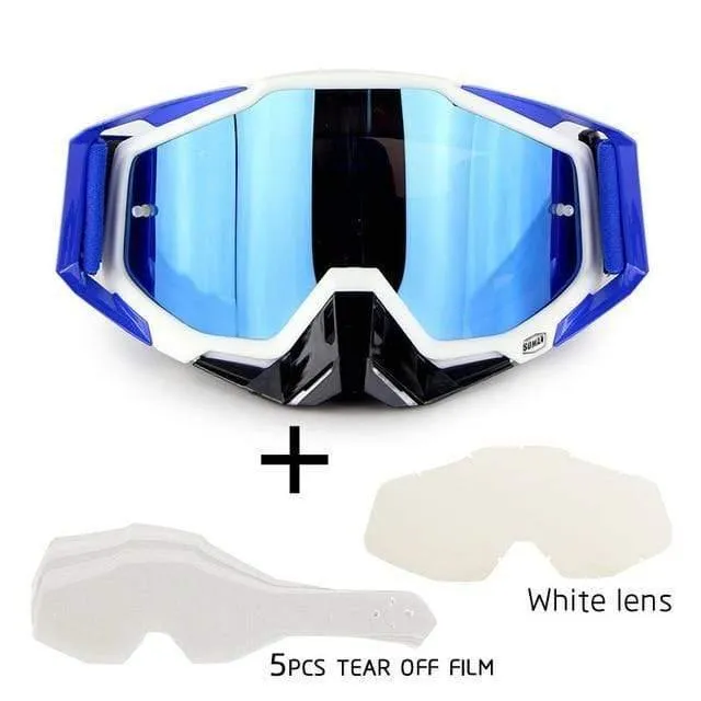 Motocross-Brille, Brille, MX, Offroad, Dirtbike, Motorradhelme, Ski-Sportbrille, Masque Moto-Brille-Sets