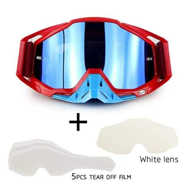 Motocross-Brille, Brille, MX, Offroad, Dirtbike, Motorradhelme, Ski-Sportbrille, Masque Moto-Brille-Sets