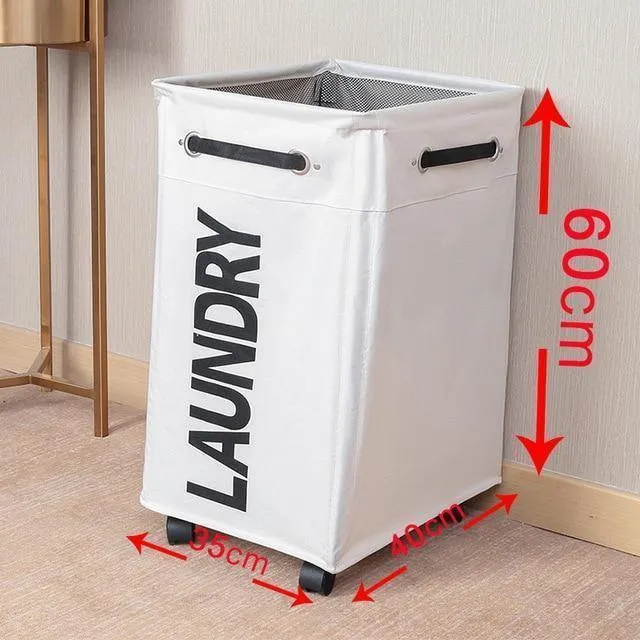 Wäschekorb Organizer 3 Grid Große Wäschekorb Bin Wasserdichte Wäschesäcke Für Schmutzige Kleidung Aufbewahrungsbox