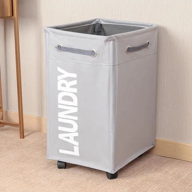 Wäschekorb Organizer 3 Grid Große Wäschekorb Bin Wasserdichte Wäschesäcke Für Schmutzige Kleidung Aufbewahrungsbox