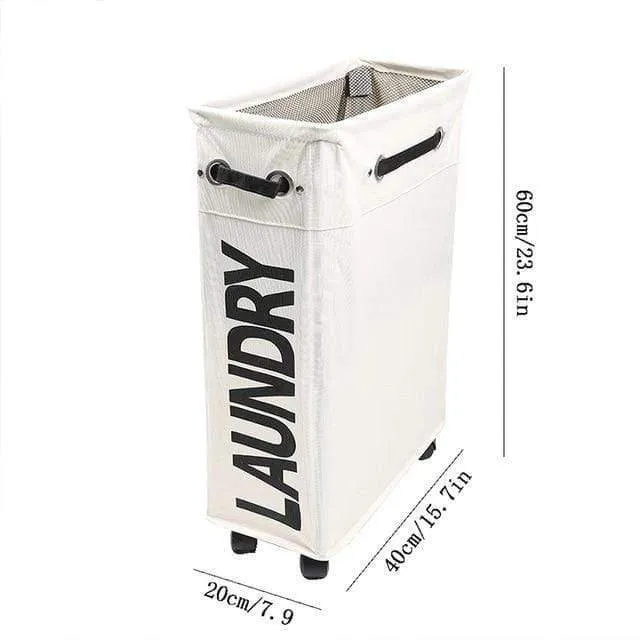 Wäschekorb Organizer 3 Grid Große Wäschekorb Bin Wasserdichte Wäschesäcke Für Schmutzige Kleidung Aufbewahrungsbox
