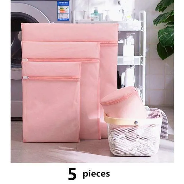 1 Satz Mesh Waschmaschine Wäschesack Mit Mehrfachen Stil Für Wahing Kleidung Faltbare Unterwäsche Bh Socken Wäschewaschbeutel Kit