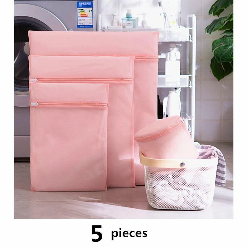 1 Satz Mesh Waschmaschine Wäschesack Mit Mehrfachen Stil Für Wahing Kleidung Faltbare Unterwäsche Bh Socken Wäschewaschbeutel Kit