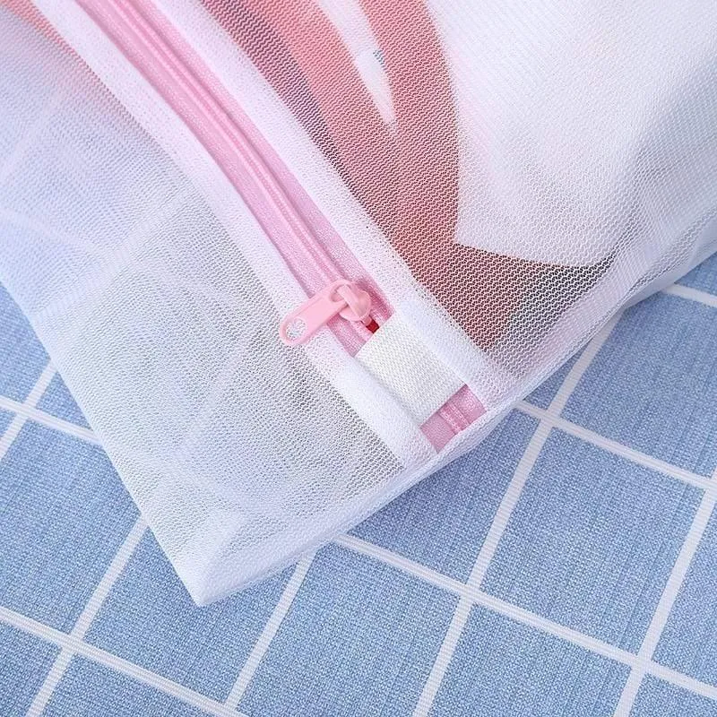 5 Größen Kleidung Waschmaschine Wäschebüstenhalter Hilfe Dessous Mesh Net Waschbeutel Beutel Korb Home Femme