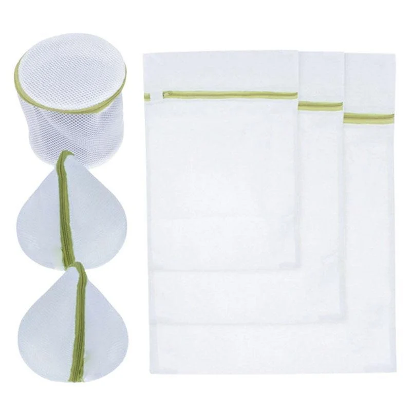Wäschesack Waschmaschine Kleidung Schutznetz 6 Stücke Unterwäsche Waschbeutel Set Mit Reißverschluss Mesh Waschbeutel Waschen Wäschebüstenhalter