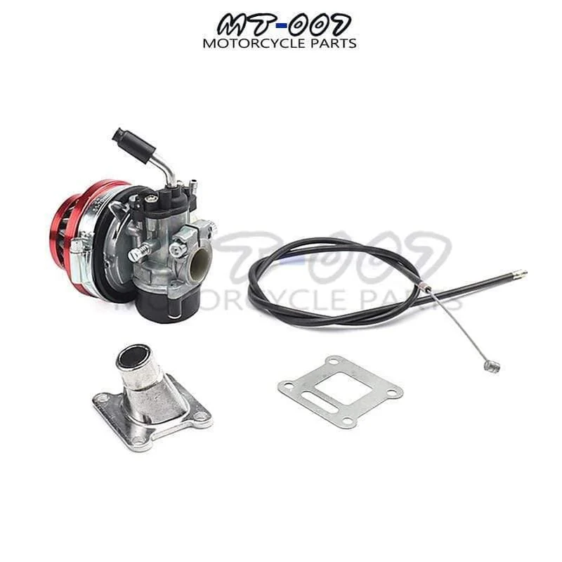 ATV 49cc Performance 19mm Vergaser-Luftfilterbaugruppe für 2-Takt 47cc 49 cc Mini Pocket Bike Group