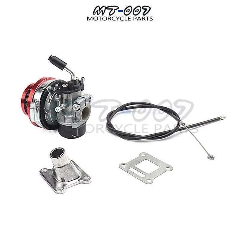 ATV 49cc Performance 19mm Vergaser-Luftfilterbaugruppe für 2-Takt 47cc 49 cc Mini Pocket Bike Group