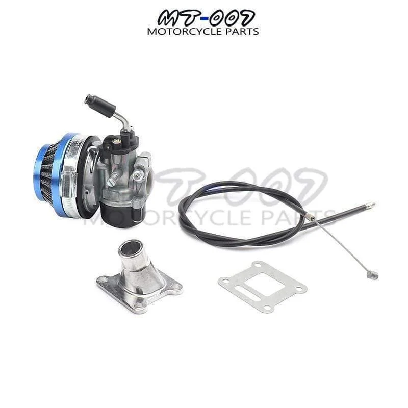 ATV 49cc Performance 19mm Vergaser-Luftfilterbaugruppe für 2-Takt 47cc 49 cc Mini Pocket Bike Group