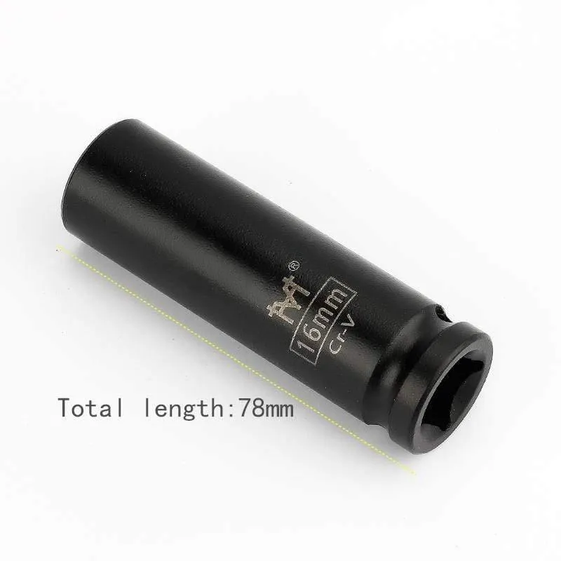 1/2-Zoll-Antrieb, tiefe Schlag-Steckschlüsseleinsätze, metrischer Luft-Pneumatik-Steckschlüsselkopf, 10–38 mm, langlebige Standard-Auto-LKW-Reparaturwerkzeuge