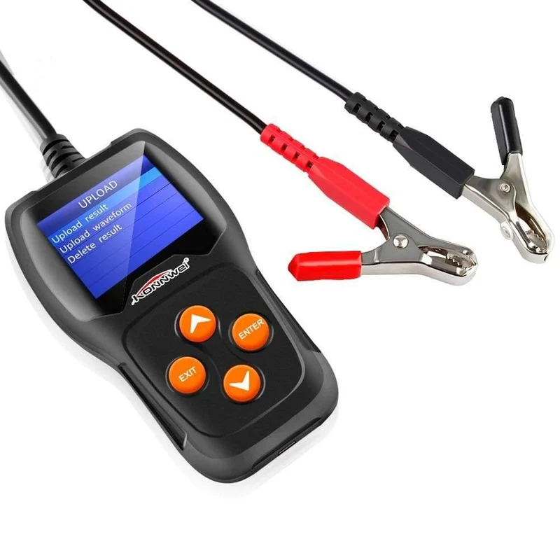 KW600 12V Autobatterietester 100 bis 2000CCA 12 Volt Batteriewerkzeuge für das Auto Quick Cranking Charging Diagnostic