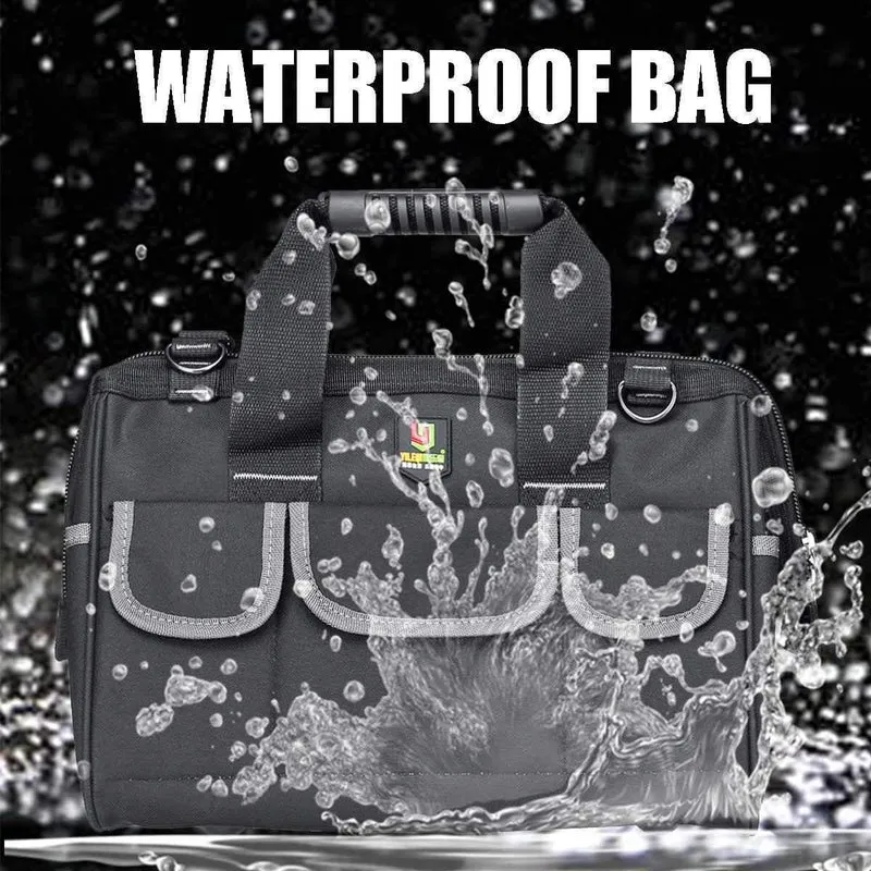 Oxford-Werkzeugtasche, wasserdichte Aufbewahrungstasche für Handwerkzeuge, Elektrikertasche, große Kapazität, Aufbewahrungstasche für Werkzeuge, 12/14/17/19 Zoll