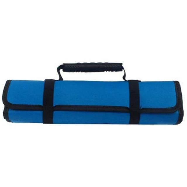 Multifunktions-Oxford-Stoff-Klappschlüssel-Tasche, Werkzeugrolle, Aufbewahrungstasche, Werkzeugtasche, tragbarer Koffer, Organizer, Halter, 3 Farben