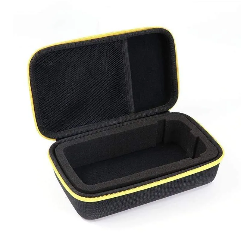 Schwarz wasserdicht stoßfest eva hard case lagerung tragetasche organizer für f117c / f17b digitalmultimeter 230 * 140 * 75mm