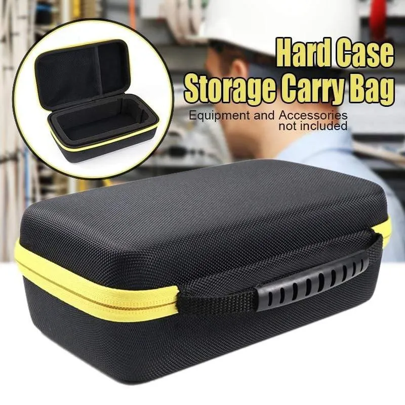Schwarz wasserdicht stoßfest eva hard case lagerung tragetasche organizer für f117c / f17b digitalmultimeter 230 * 140 * 75mm