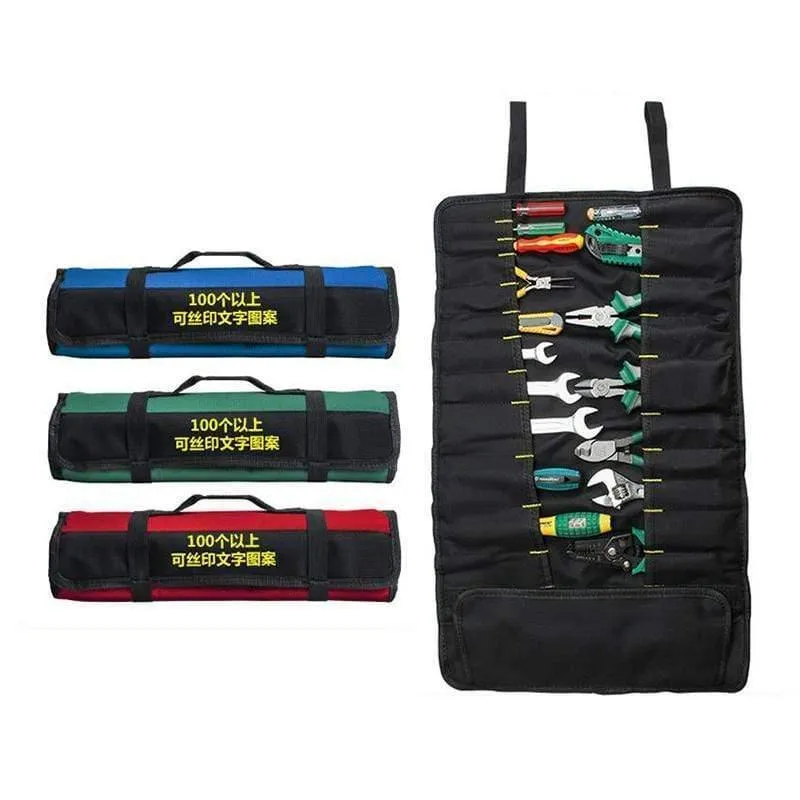 Multifunktions Oxford Tuch Schraubenschlüssel Tasche Werkzeugrolle Aufbewahrungstasche Werkzeuge Beutel Veranstalter Halter Tragbaren Fall