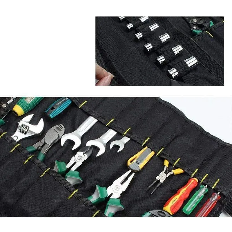 Multifunktions Oxford Tuch Schraubenschlüssel Tasche Werkzeugrolle Aufbewahrungstasche Werkzeuge Beutel Veranstalter Halter Tragbaren Fall
