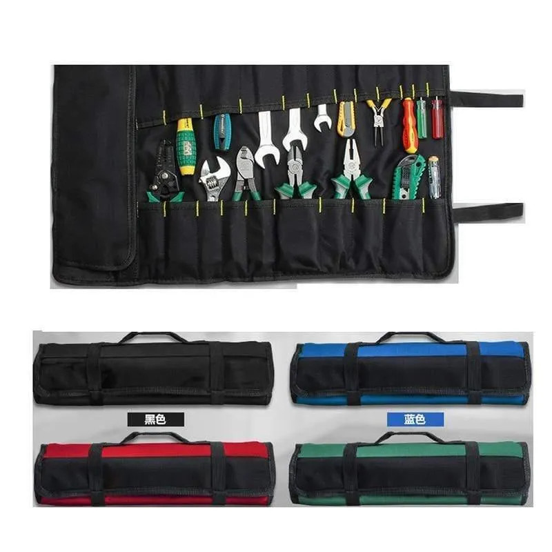 Multifunktions Oxford Tuch Schraubenschlüssel Tasche Werkzeugrolle Aufbewahrungstasche Werkzeuge Beutel Veranstalter Halter Tragbaren Fall