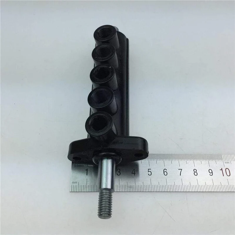 Autoreifenreparaturwerkzeuge Teile der Reifenentfernungsmaschine Fünfwegeventil 10 * 37 * 145mm Hängeventil