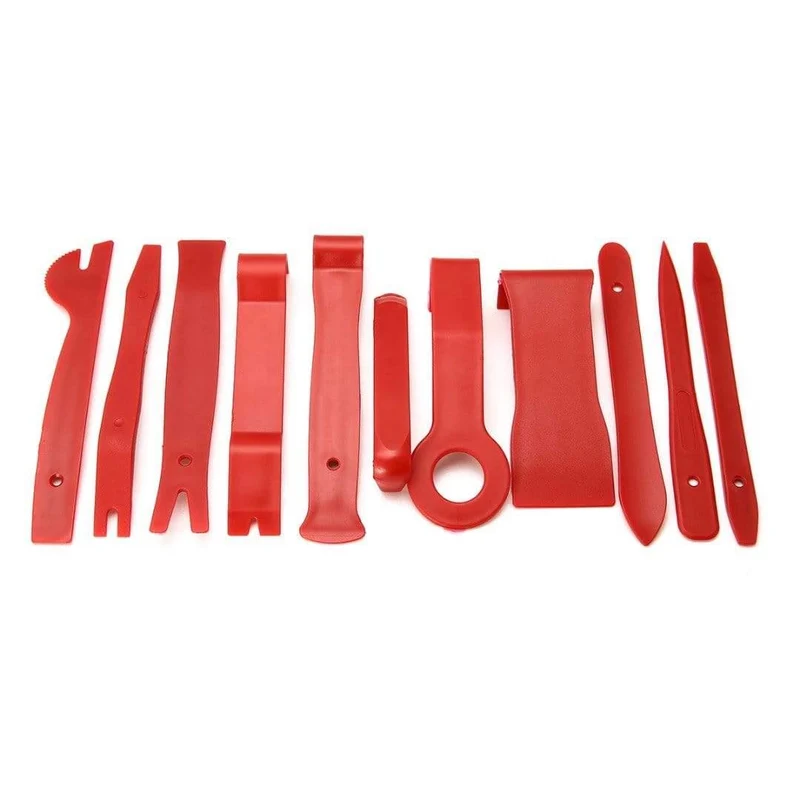 11PCS Auto Autoradio Tür Clip Panel Trim Dash Audio Removal Installer Stemmwerkzeug für Reifenreparaturwerkzeuge