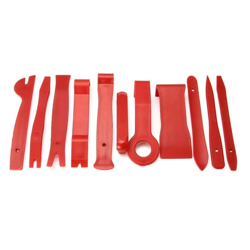 11PCS Auto Autoradio Tür Clip Panel Trim Dash Audio Removal Installer Stemmwerkzeug für Reifenreparaturwerkzeuge
