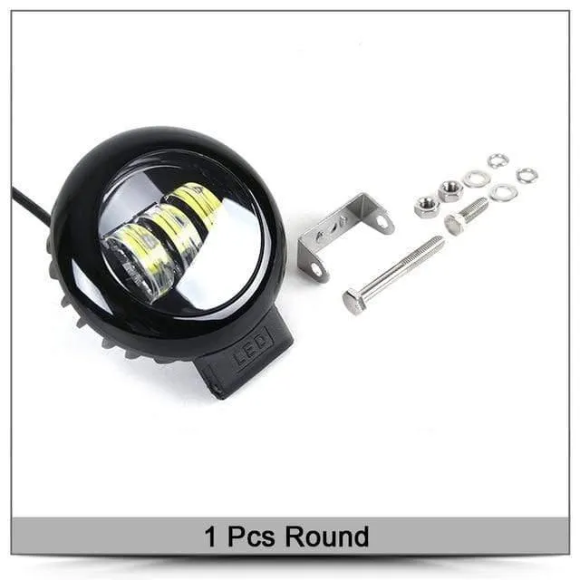 6D Objektiv 5 Zoll Runde Quadratische Led-arbeitslicht 12 V Für Auto 4WD ATV SUV UTV Lkw 4x4 Offroad Motorrad Auto Arbeiten Fahren Lichter
