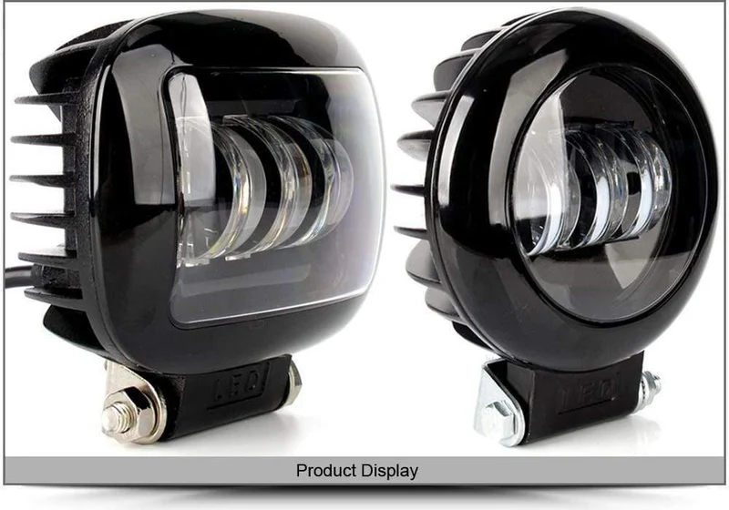 6D Objektiv 5 Zoll Runde Quadratische Led-arbeitslicht 12 V Für Auto 4WD ATV SUV UTV Lkw 4x4 Offroad Motorrad Auto Arbeiten Fahren Lichter