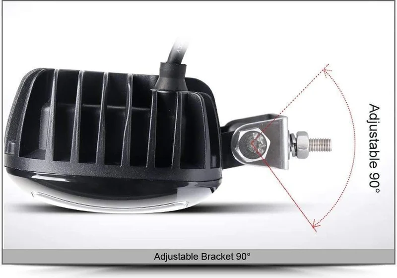 6D Objektiv 5 Zoll Runde Quadratische Led-arbeitslicht 12 V Für Auto 4WD ATV SUV UTV Lkw 4x4 Offroad Motorrad Auto Arbeiten Fahren Lichter