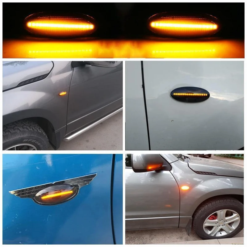 2 stücke Led Dynamische Seite Marker Blinker Licht Für Nissan Cube Z12 Juke 2011 Blatt qashqai 2011-2013 benz Smart