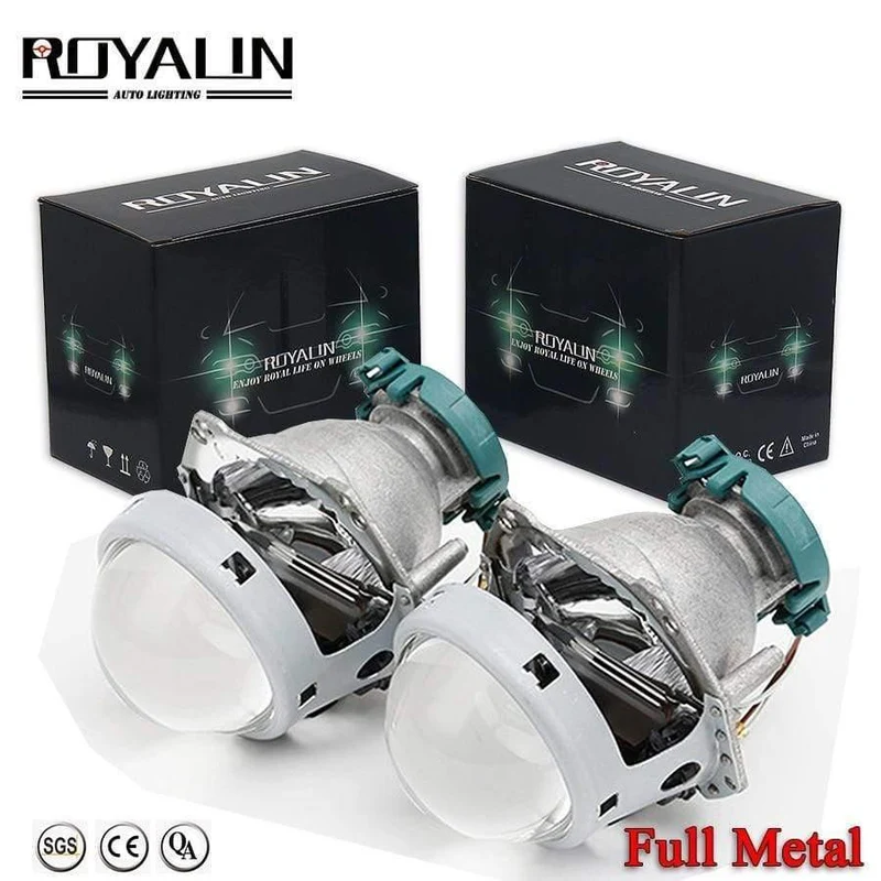Metall Hella 3R G5 Bi Xenon Scheinwerfer Objektiv D2S Lichter Projektor Universal Auto Lampe D1S D2H D3S D4S Lampen motoren Nachrüstung