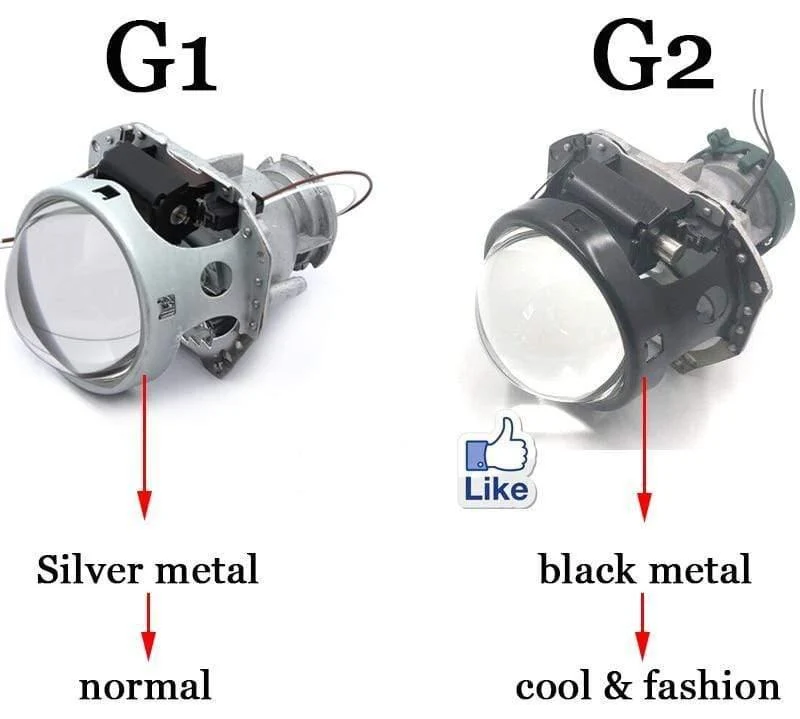 Metall Hella 3R G5 Bi Xenon Scheinwerfer Objektiv D2S Lichter Projektor Universal Auto Lampe D1S D2H D3S D4S Lampen motoren Nachrüstung